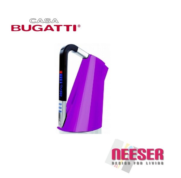 Bugatti Vera design Wasserkocher 1,7 Liter in  Lila